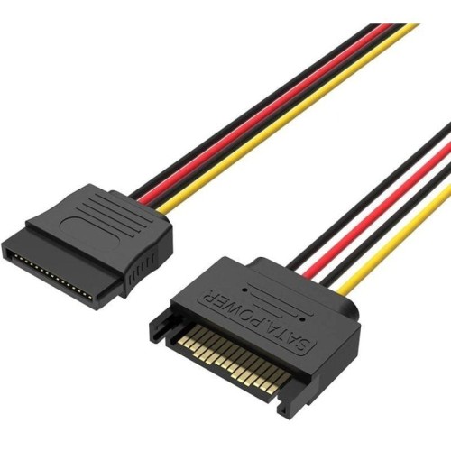 Vention 15-Pin SATA Power Cable Male to Female 30 cm