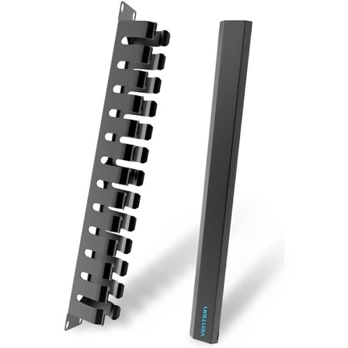 Cable Organizer 24 Ports Black Vention