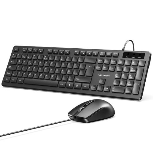 Vention Wired Keyboard and Mouse KTCB0-ES Black
