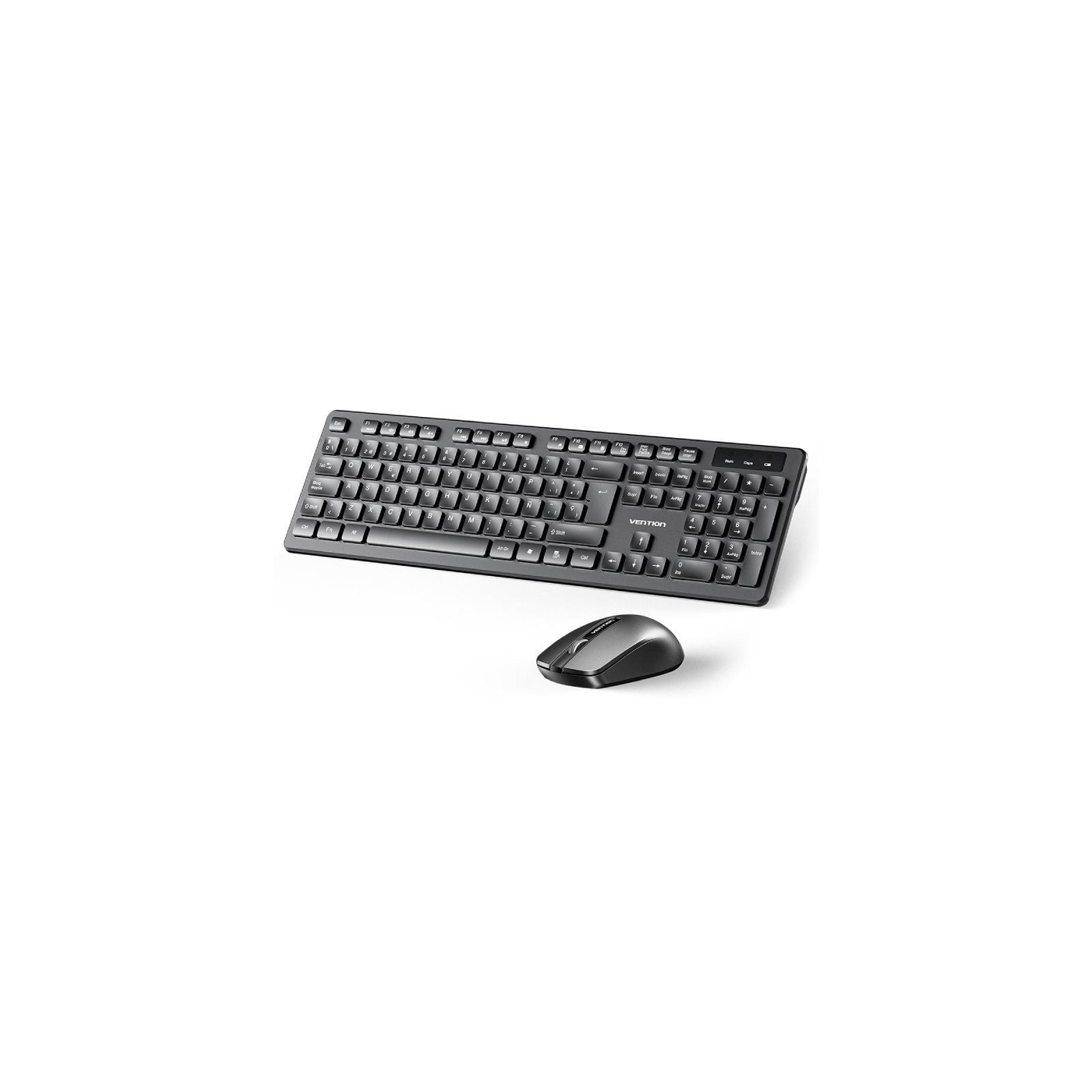 Teclado + Raton Wireless Ktdb0-es Negro Vention Teclado + Raton Wireless Ktdb0-es Negro Vention