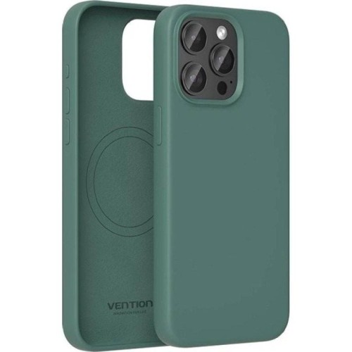 Funda Silicona Líquida MagSafe Verde para iPhone 13 Pro Vention