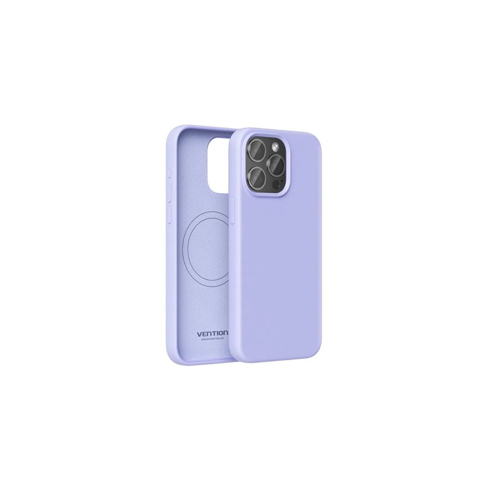 Funda de Silicona MagSafe Morada para iPhone 14 Pro Max