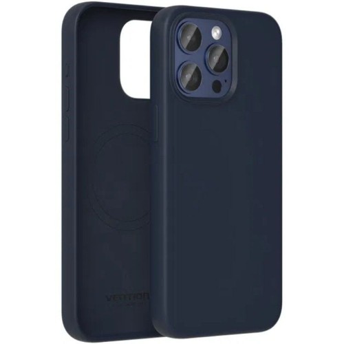 Funda Silicona Magsafe Iphone 15 Pro Max Azul Medianoche Vention