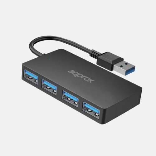 Approx 4 Port USB 3.0 Hub Black