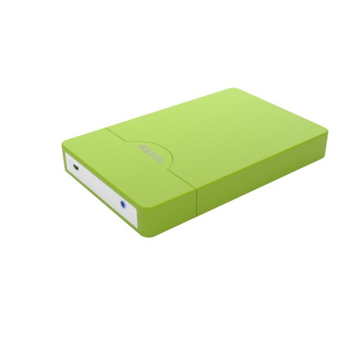 Caja Externa USB 2.5 pulgadas SATA Screwless Verde Approx