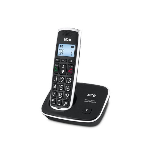 Teléfono Inalambrico SPC Comfort Kaiser Senior Negro