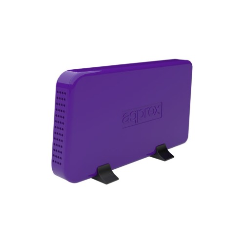 Caja Externa USB 3.5'' SATA Púrpura Approx