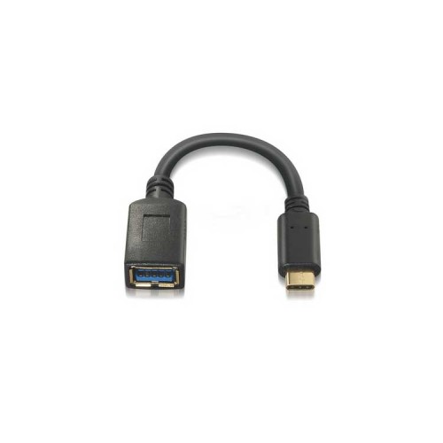 Cable USB 3.1 Gen1 Tipo C 15 Cm Negro