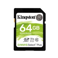 Kingston 64GB Canvas Select Plus SD HC Class 10