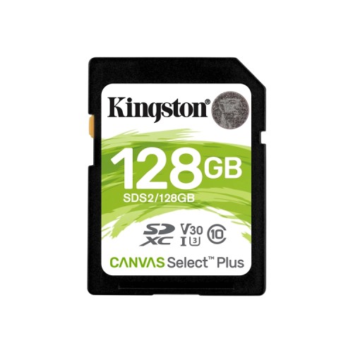 Tarjeta SD Kingston Canvas Select Plus 128GB Clase 10