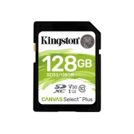 Tarjeta SD Kingston Canvas Select Plus 128GB Clase 10
