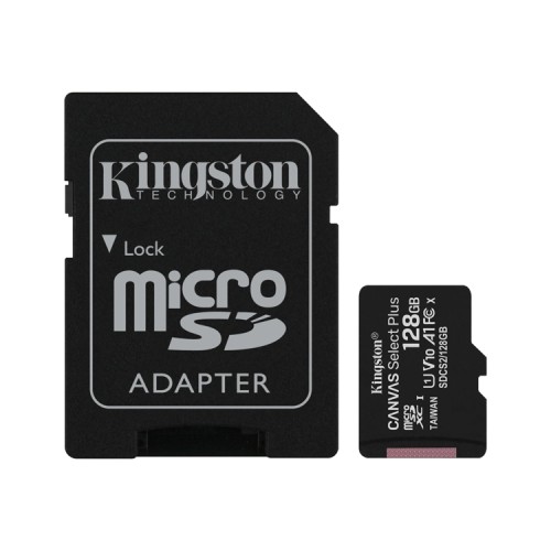 Tarjeta Micro SD 128GB Canvas Select Plus Kingston