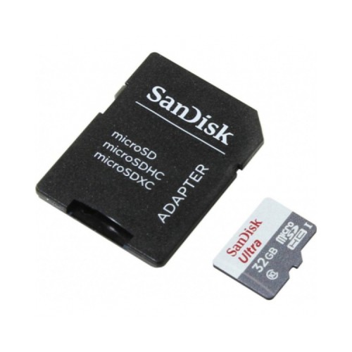 Micro SD 32GB Clase 10 con Adaptador SanDisk