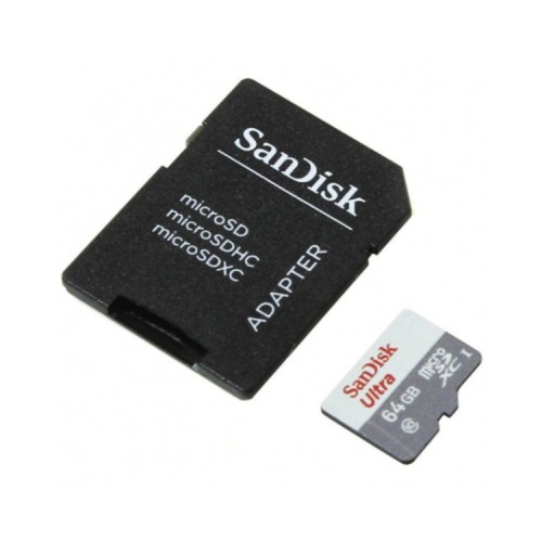 Micro SD 64 GB 1 Adaptador Clase 10 Sandisk