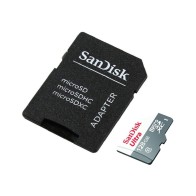 Micro SD 128 GB Clase 10 Sandisk con Adaptador
