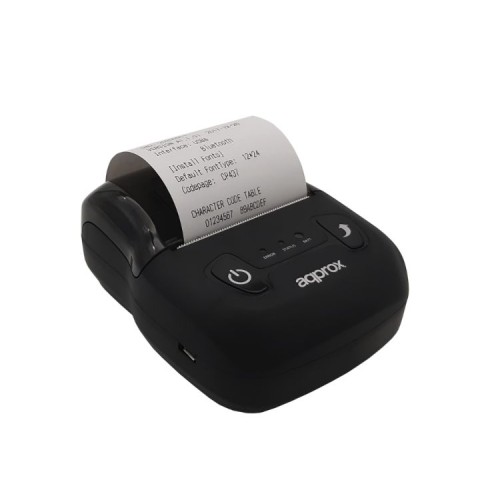 Portable POS58 Printer USB Auto Black Approx