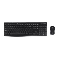 Logitech Wireless Keyboard Mouse MK270 Black