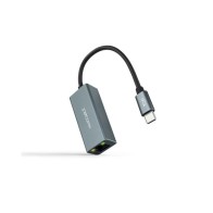 Nanocable USB-C to Gigabit Ethernet Converter 15cm Gray