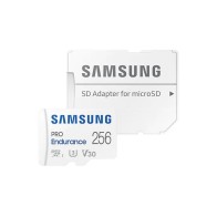 Tarjeta Micro SD 256 GB Pro Endurance con Adaptador Clase 10 Samsung
