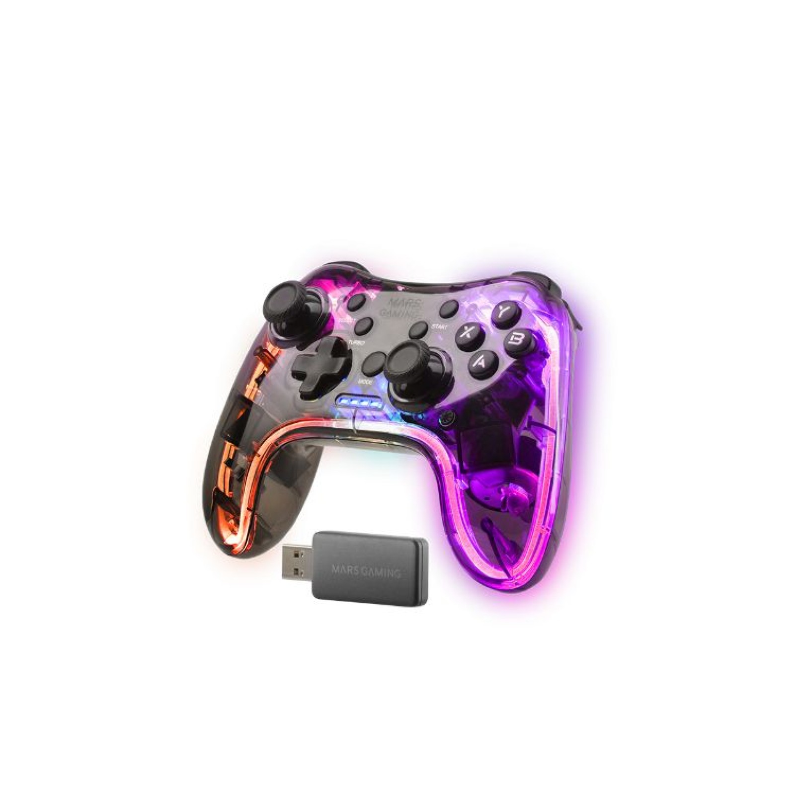 Wireless Gamepad MGP-24 Neon RGB Wireless Gamepad MGP-24 Neon RGB