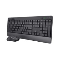 Kit Teclado + Ratón Trezo Wireless para Funcionamiento Silencioso