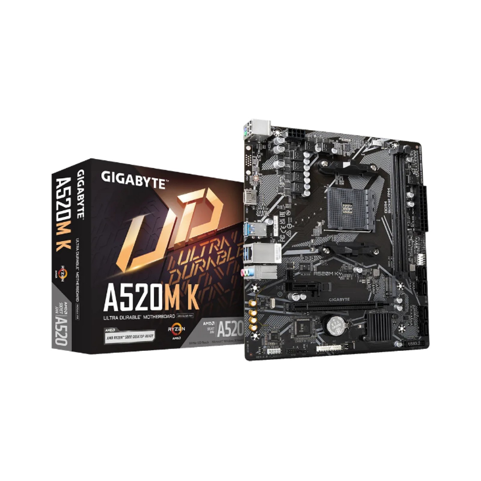 Gigabyte A520M K Micro ATX Motherboard Gigabyte A520M K Micro ATX Motherboard