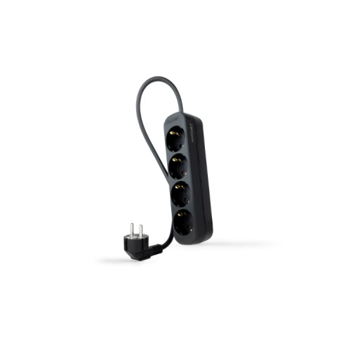 Nanocable 4-Socket Power Strip Black