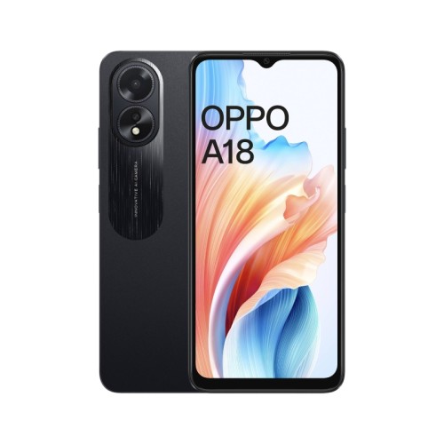 Oppo A18 Smartphone 6.5 (4+128GB) Black