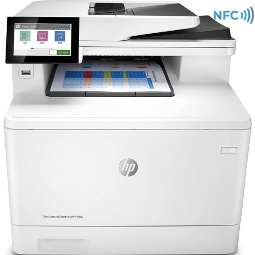 Hp Multifuncion Laserjet Enterprise M480f Wifi/fax/duplex Nfc Blanco