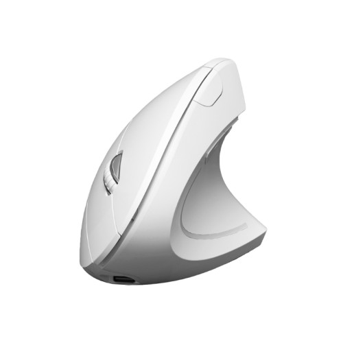 Dual Glide Vertical Ergo Mouse Dual Battery White Subblim