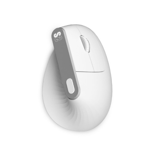 Dual Nature Vertical Ergo Dual Battery White Mouse Subblim