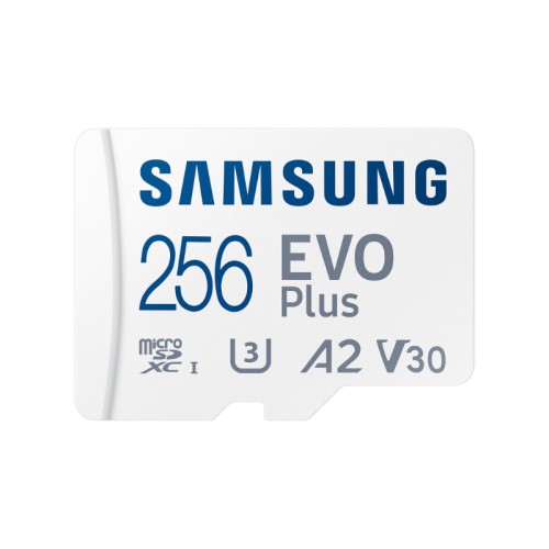 Tarjeta Micro SD 256 GB Evo+ con Adaptador Samsung
