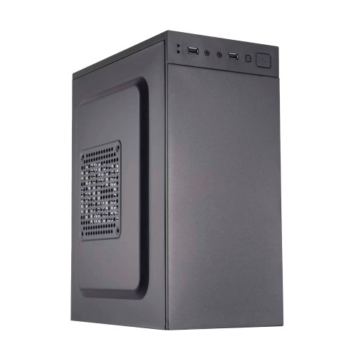 Caja MicroATX APPP-201F con fuente de 500W
