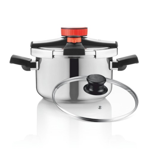 HAEGER Easy Lock Pressure Cooker 6L with Rotating Valve