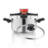 HAEGER Easy Lock Pressure Cooker 6L with Rotating Valve