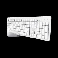 Kit Teclado + Ratón Wireless Silencioso Ody II Blanco Trust