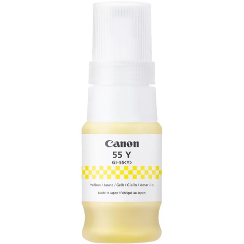 Compra Cartucho Botella Tinta Amarillo GI-55 Canon