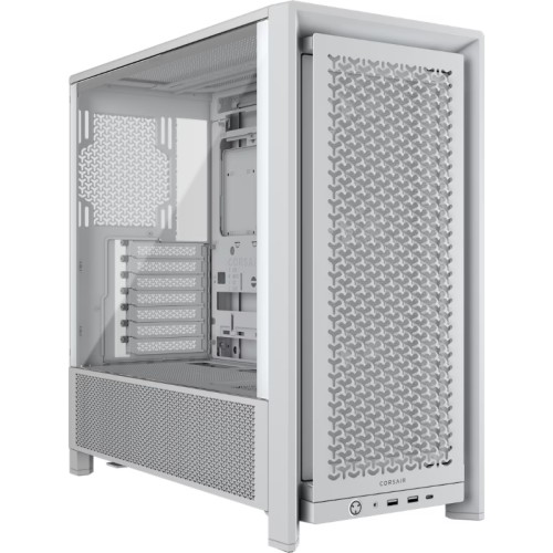 Caja Corsair 4000D RS Semitorre ATX Blanca
