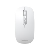 Ratón Óptico Wireless W02 Ia Blanco Coolbox