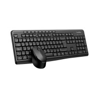 Coolbox Coo-KTR-03W Wireless Keyboard and Mouse Set Black