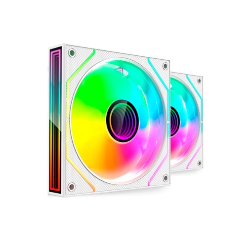 Kit de 2 Ventiladores Auxiliares MF-3D Prox2R Blanco Mars Gaming