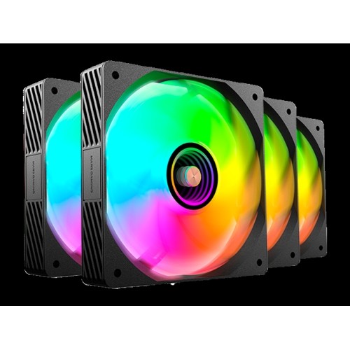 Kit Ventiladores Auxiliar Mf-si4kit A-RGB Infinity Mars Gaming