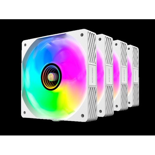 Mars Gaming 4 Fan Kit A-RGB Mf-si4kit Infinity White