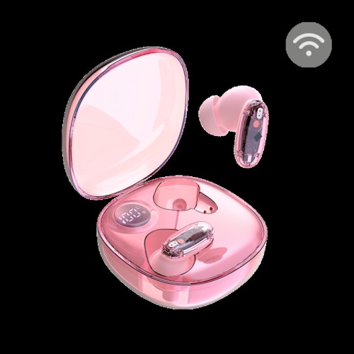 Auricular Gaming Bluetooth Semi-Transparente Rosa Mars Gaming