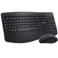 Combo Teclado y Ratón Office Prowave Inalámbrico Negro