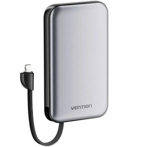 Power Bank 10000mAh 20W Inalámbrico Negro