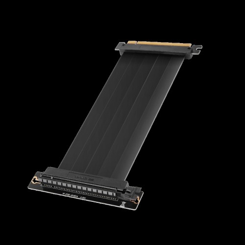 Black PCIe 4.0 Power Supply Cable 300mm Mars Gaming