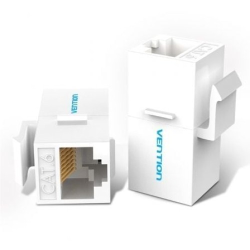 RJ45 Cat6 UTP Connector Pack of 5 White Vention