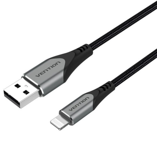 Cable USB A a Lightning de 0.5m Gris