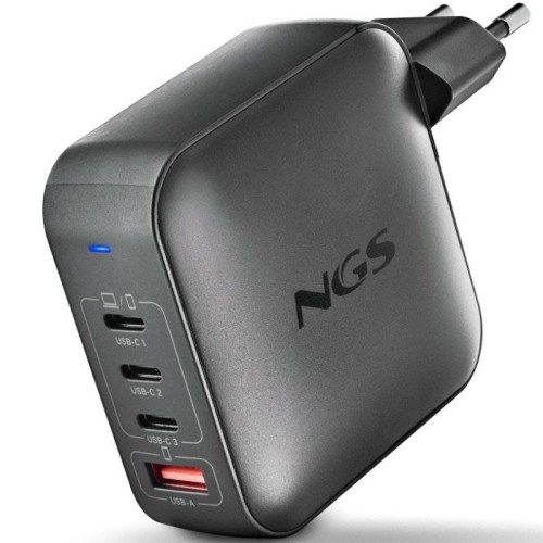 Gan Charger 3xUSB-C + USB-A 165W Black
